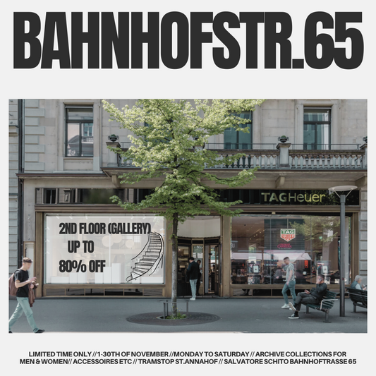 ARCHIVE SALE // BAHNHOFSTR 65 Salvatore Schito