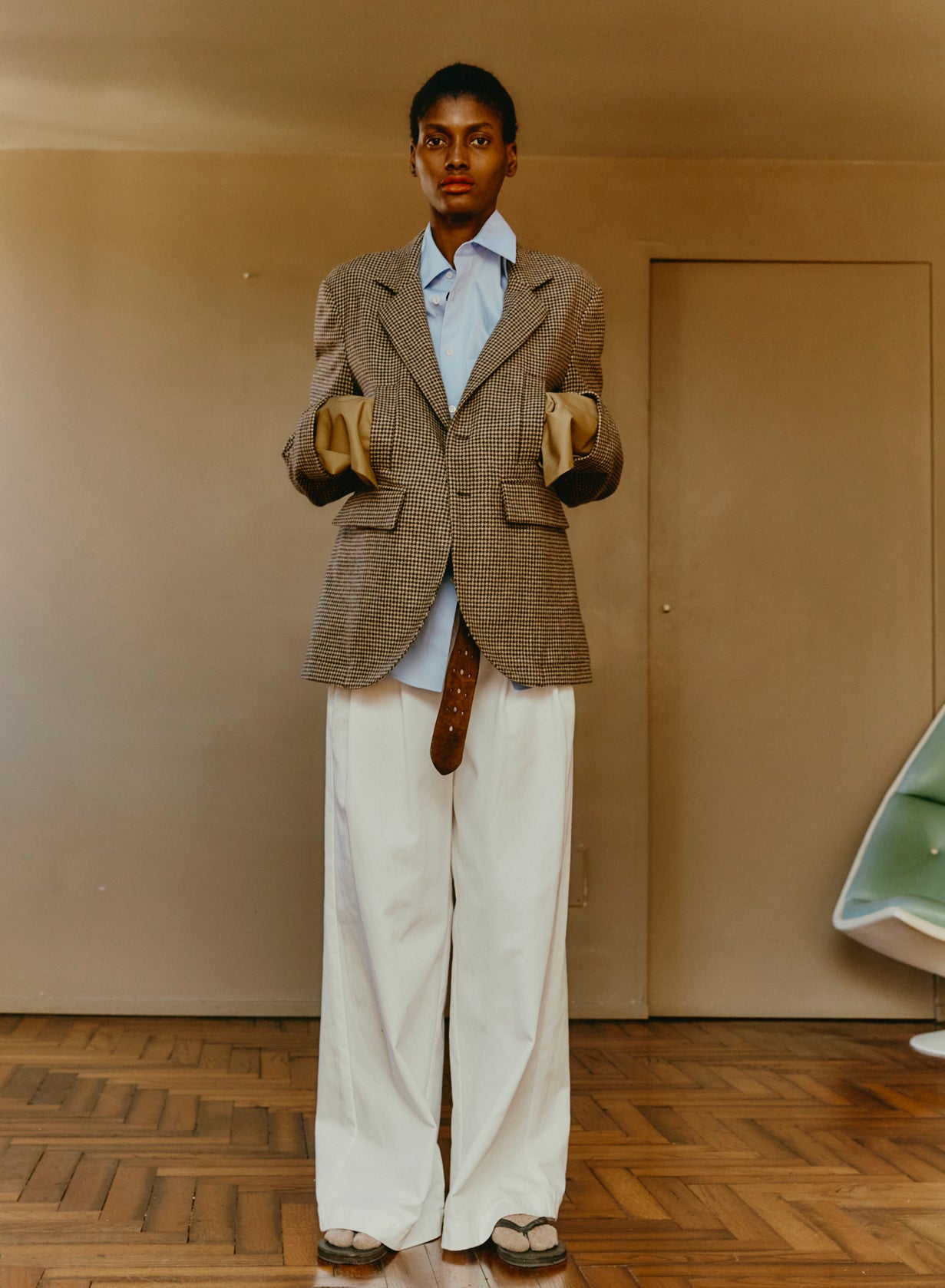 Maison Jejia Harry Pied de Poule Blazer