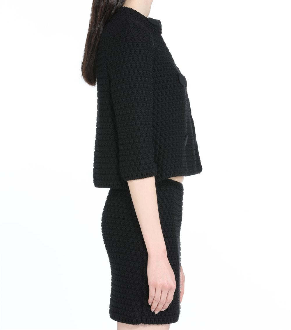 KNITTED MINI SKIRT