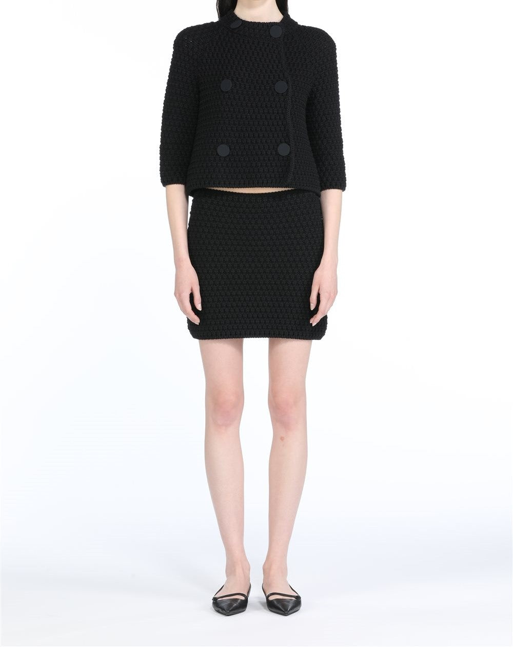 KNITTED MINI SKIRT