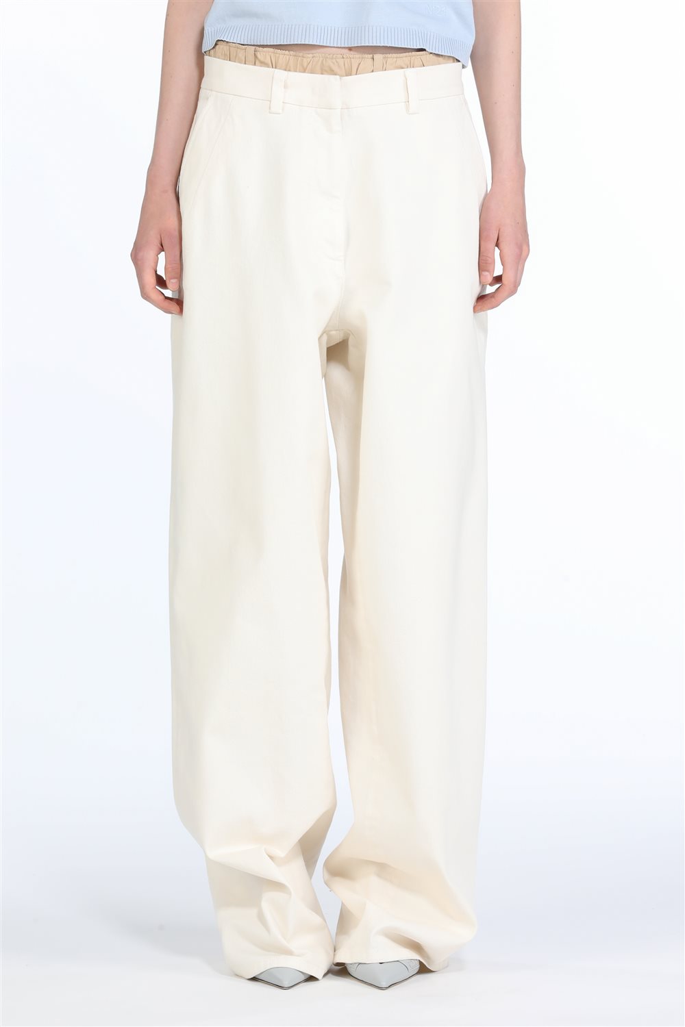 TROUSER ECRU DENIM