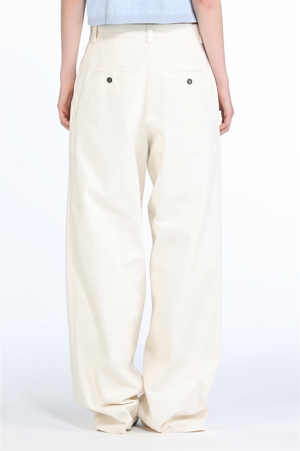 TROUSER ECRU DENIM