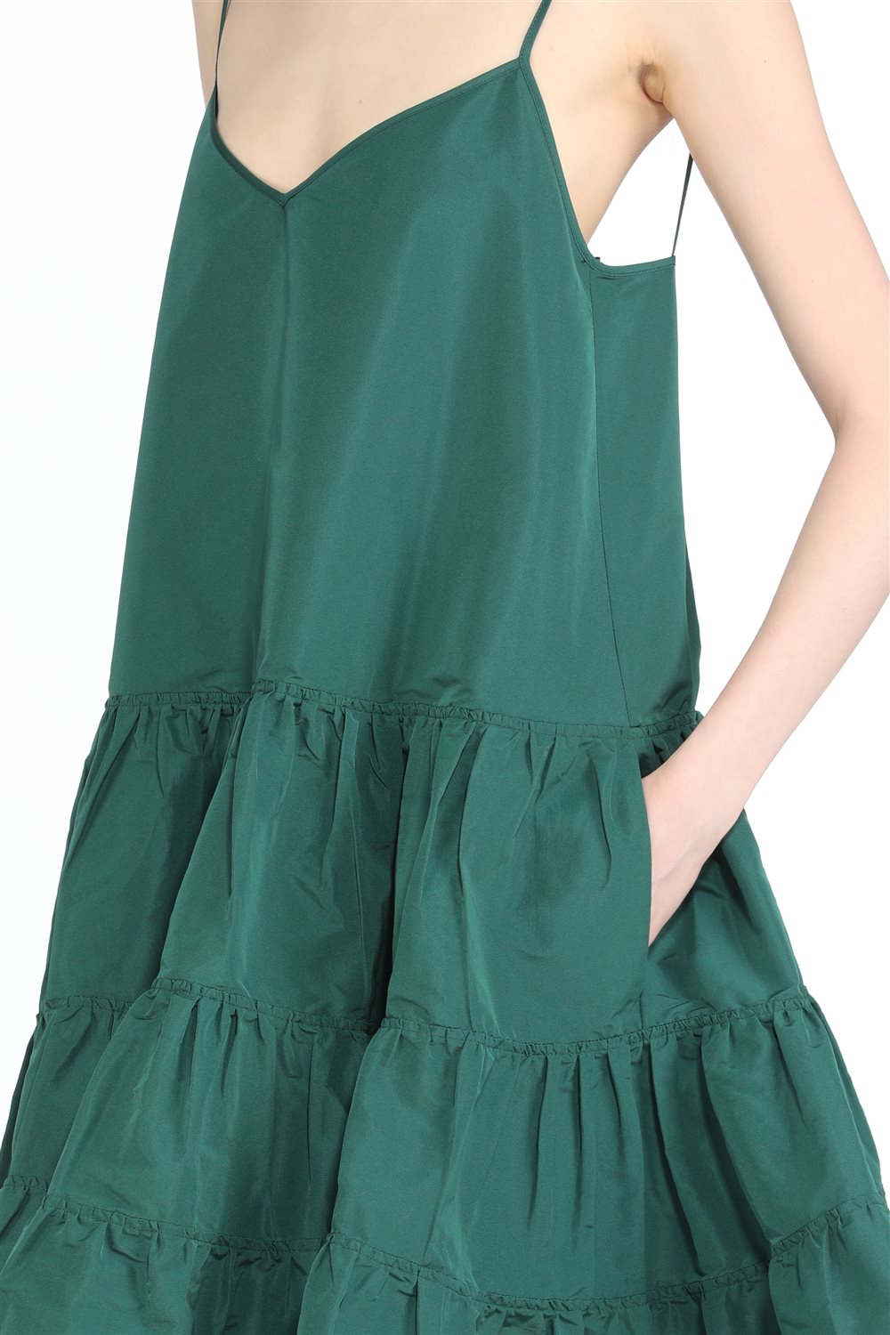 DRESS EMERALD GREEN