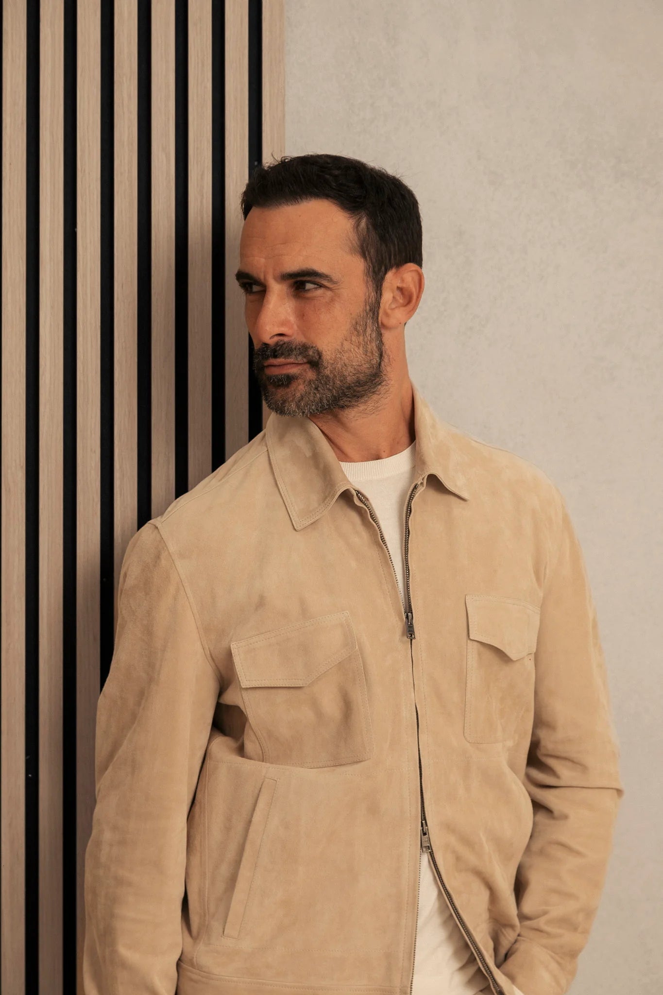 JACKET 25E102HM BEIGE