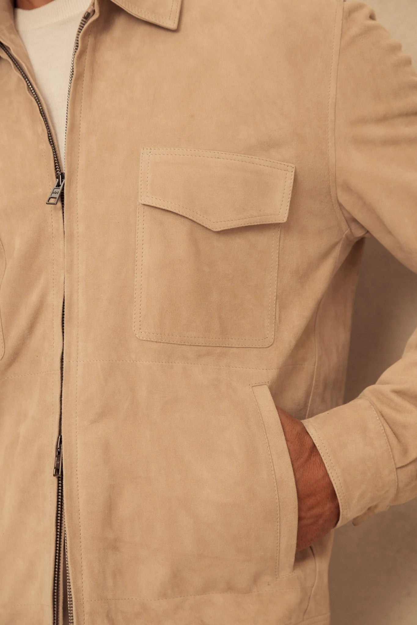 JACKET 25E102HM BEIGE
