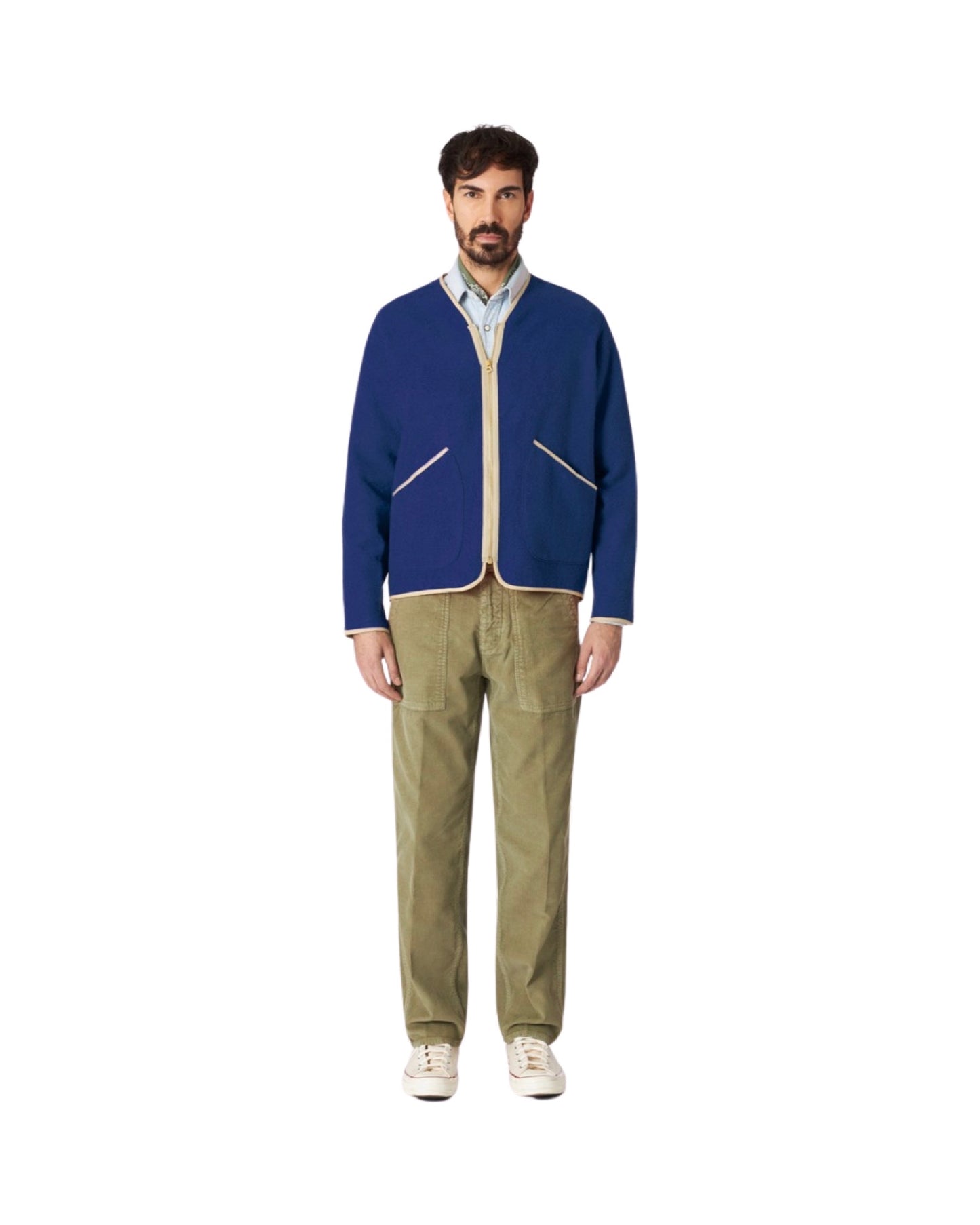 600.00 Jacket Sherpa BLU FORTELA Salvatore Schito