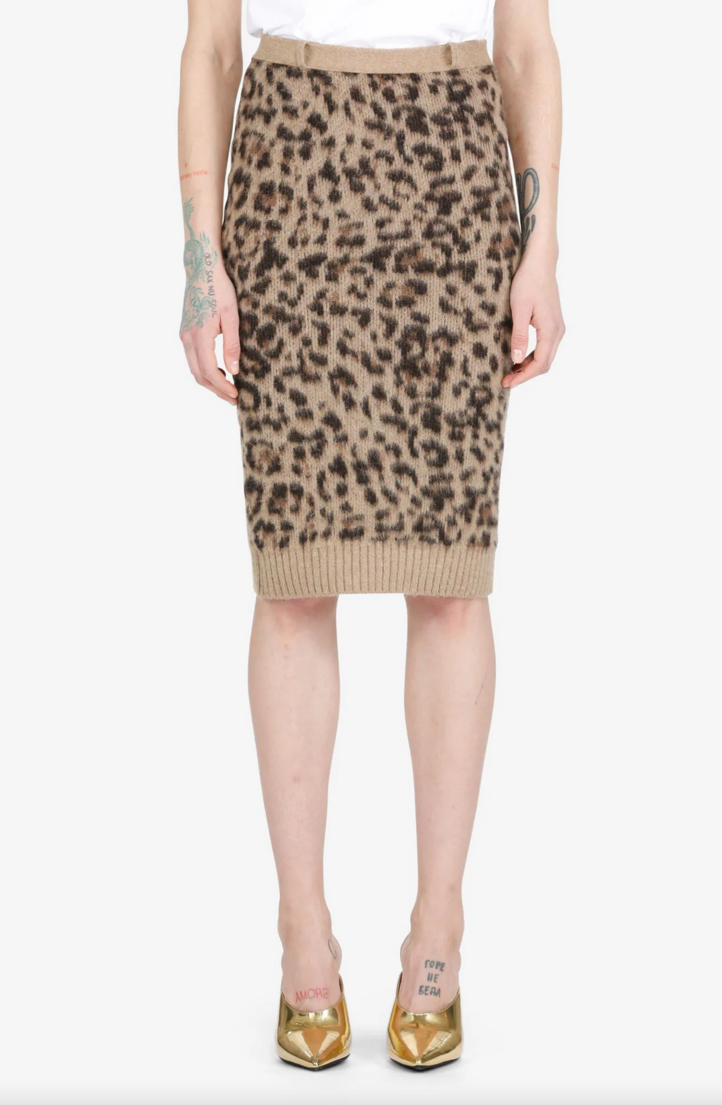 580.00 Skirt Leopard N°21 Salvatore Schito