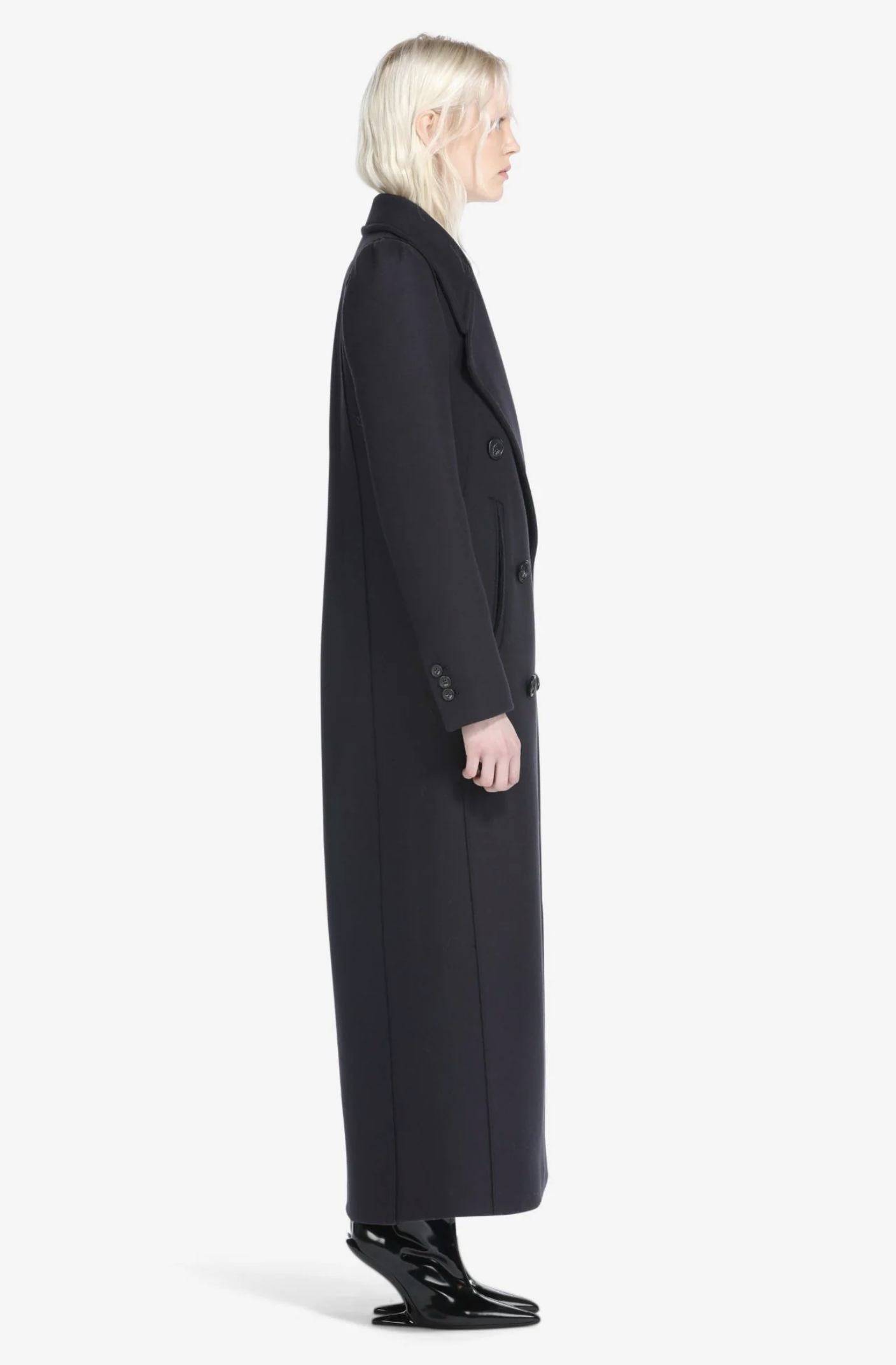 1680.00 Coat Double Blue N°21 Salvatore Schito