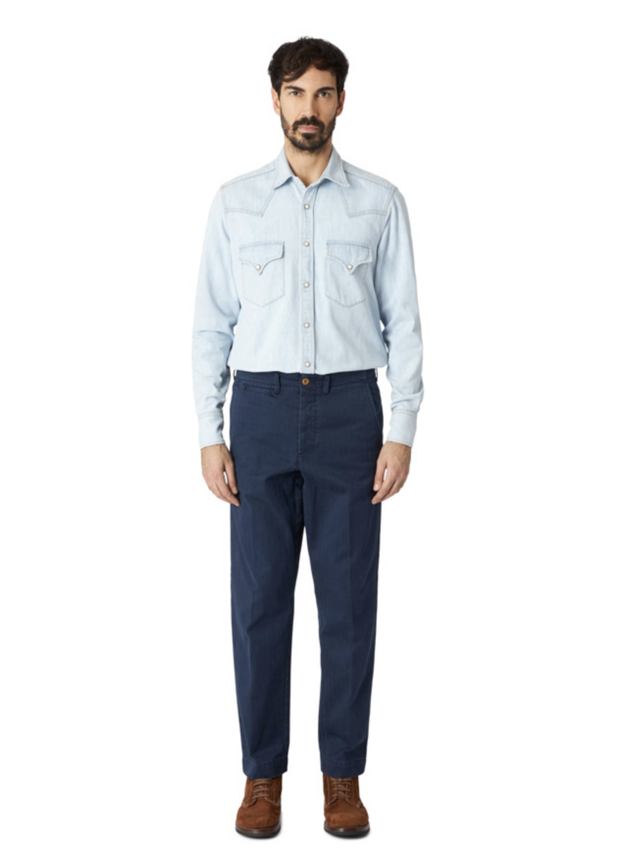 540.00 Trouser Wallace BLU FORTELA Salvatore Schito