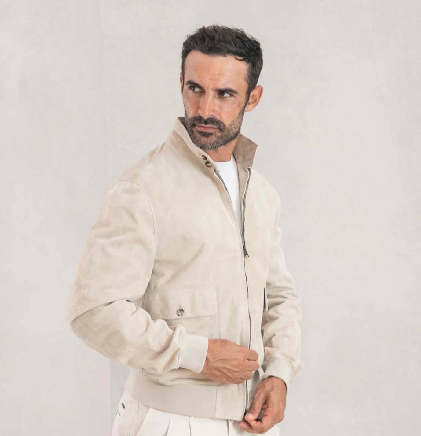 Jacket Harrington Suede ALFREDO RIFUGIO Salvatore Schito