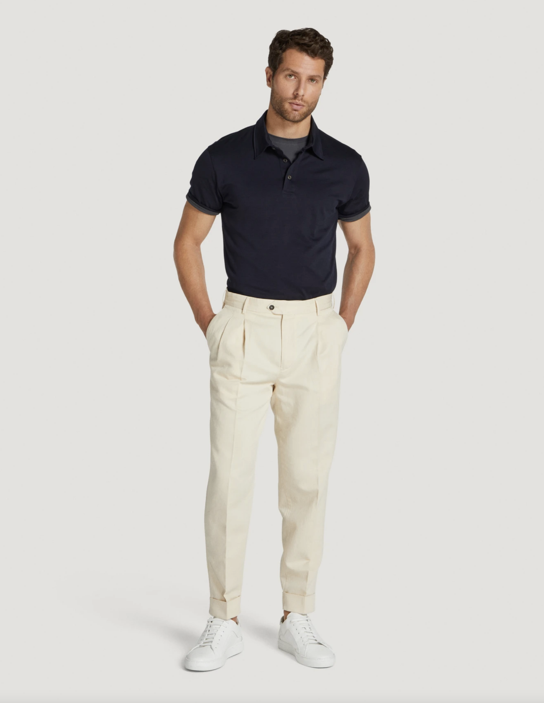 Trouser Panna PT TORINO Salvatore Schito