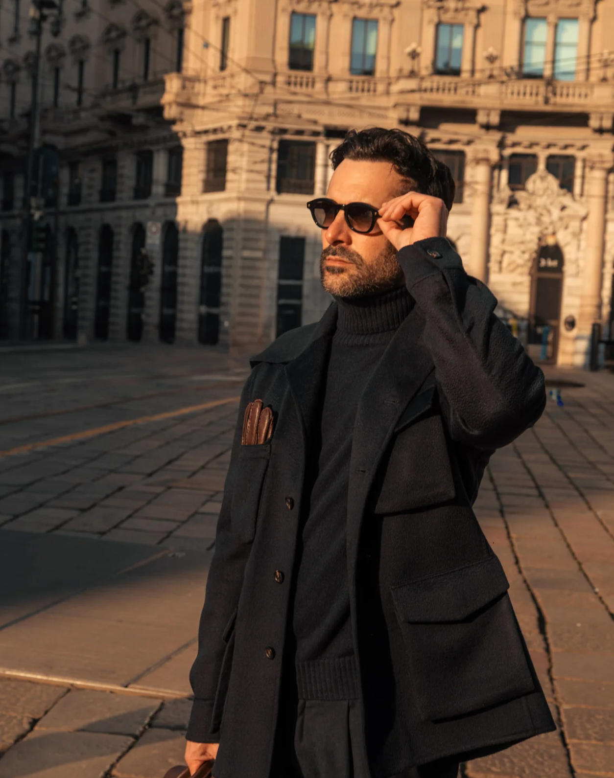 FIELD JACKET LUSSO BLUE