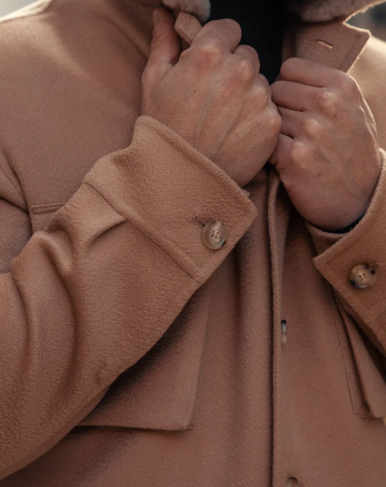 FIELD JACKET LUSSO BLUE