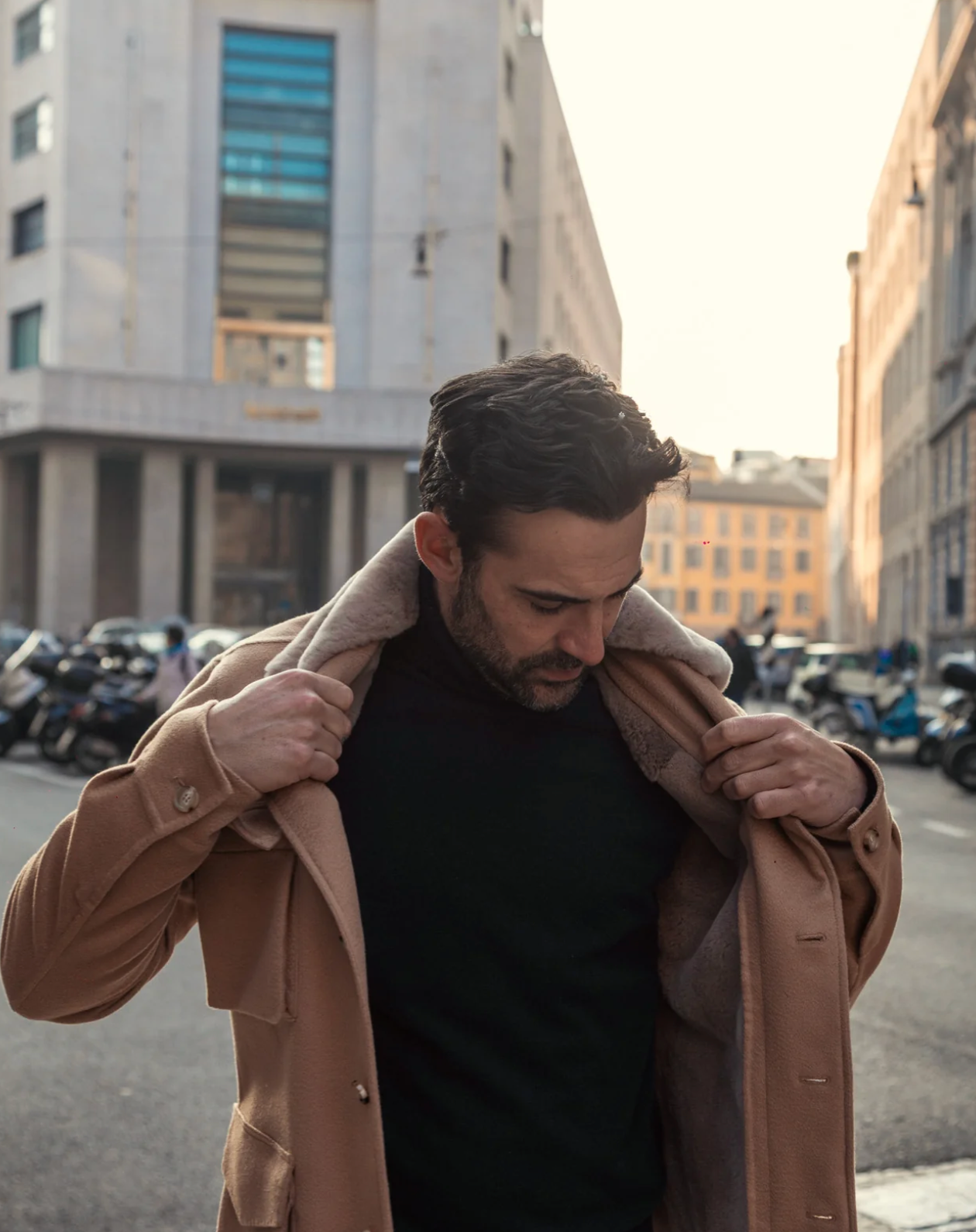 FIELD JACKET LUSSO BLUE