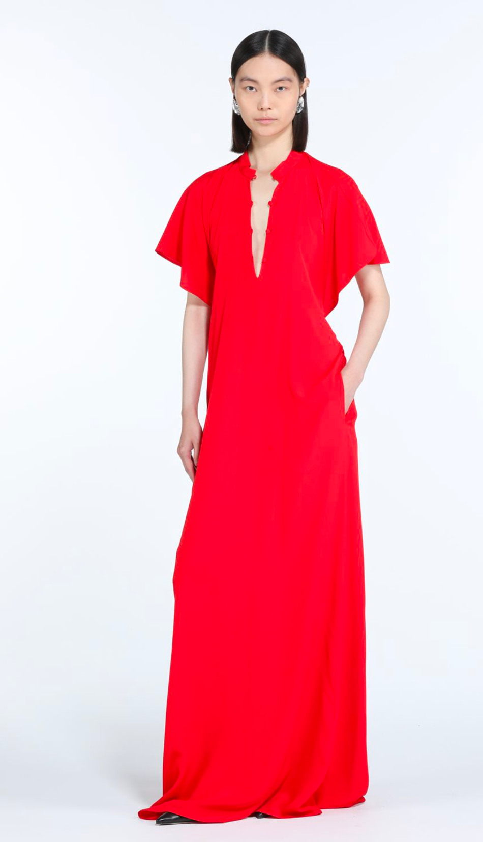 DRESS H151 ROSSO