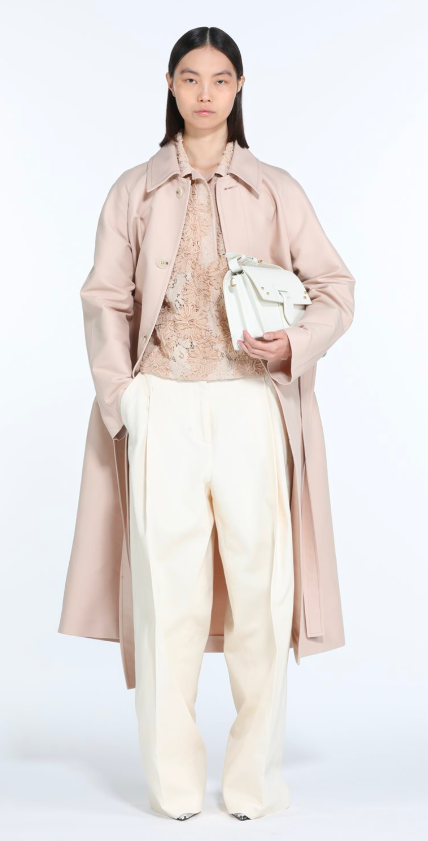 TROUSERS B042 ECRU