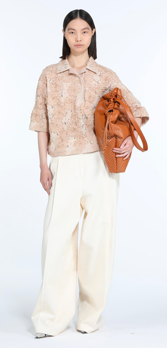TROUSERS B042 ECRU