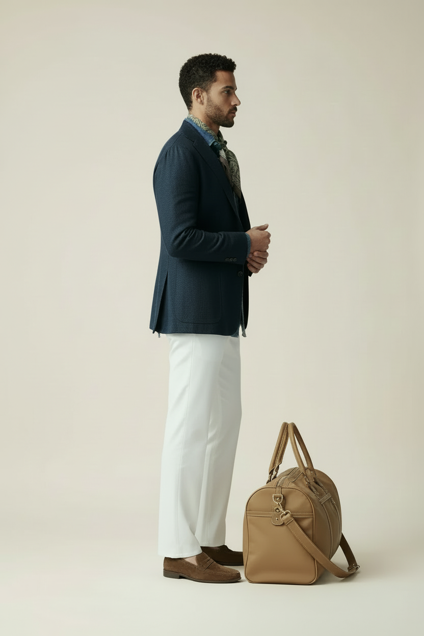 DENIM JOHN33 WHITE