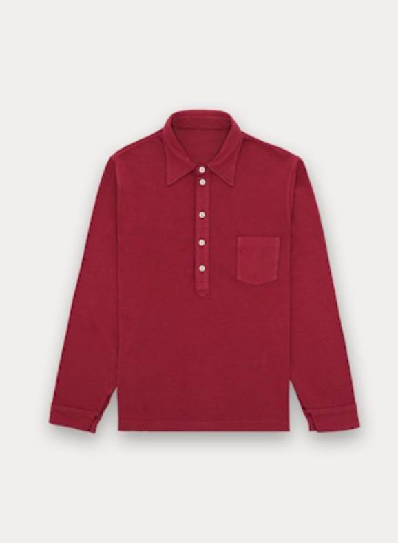 POLO LONG SLEEVE RED