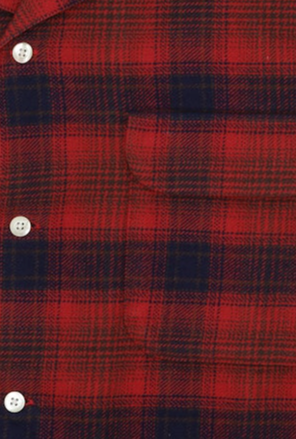 Fortela NTEX Texan Check Shirt Red Navy