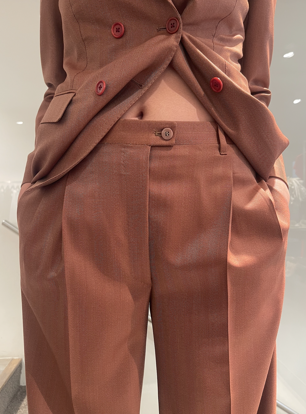 Salvatore Schito Suit Terracotta