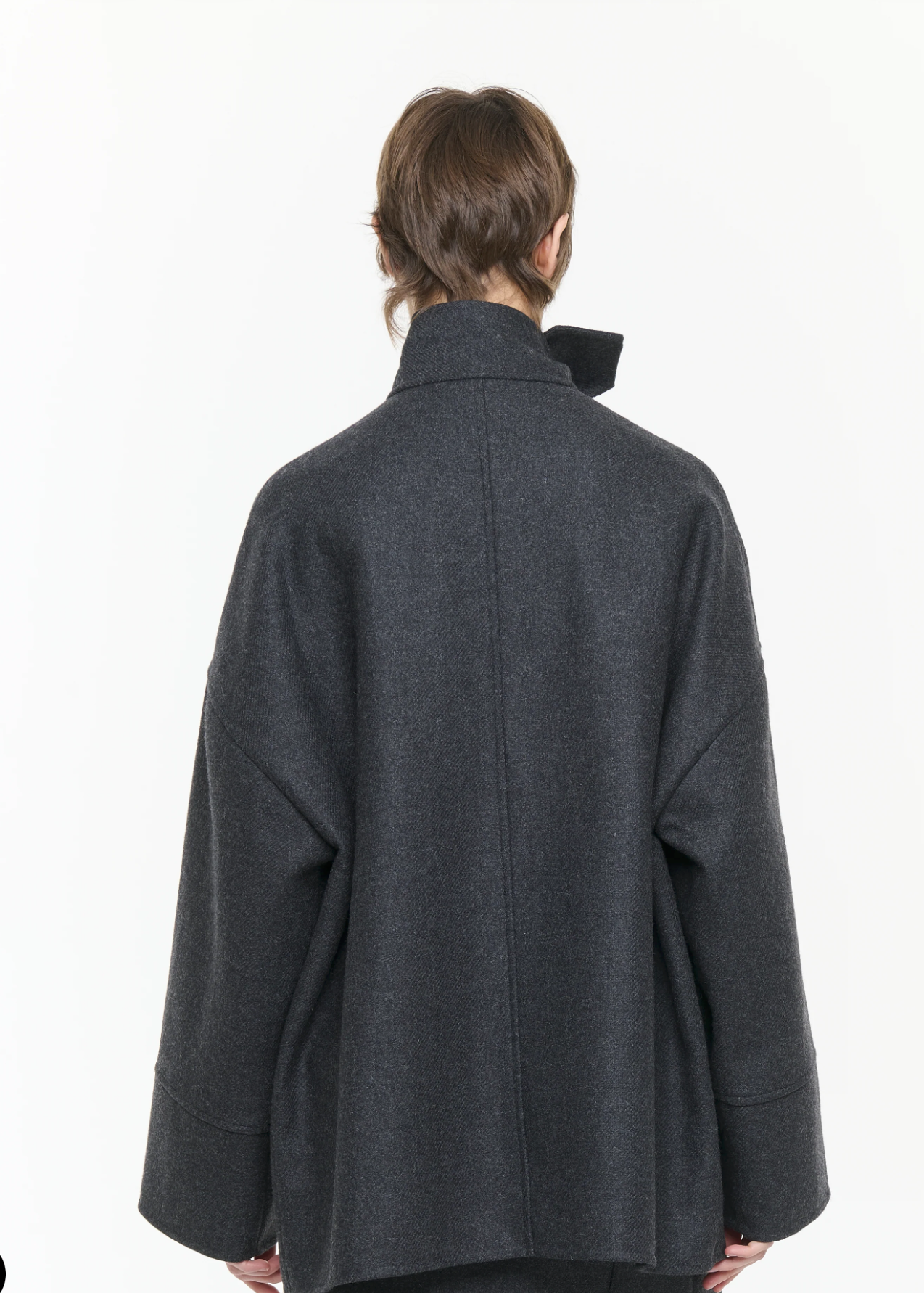 Plan C Wool Jacket Charcoal