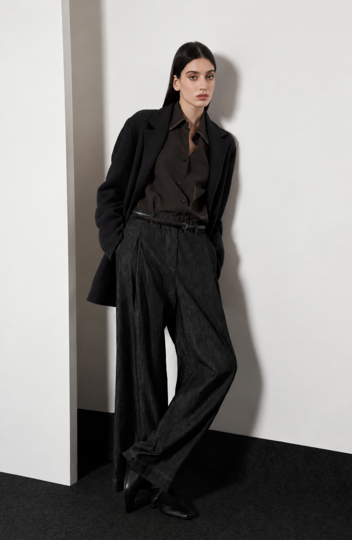N_8 Double-Faced Blazer Black