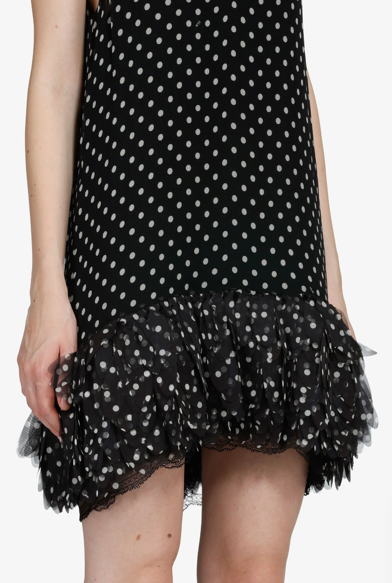 DRESS H082 POLKA SHORT