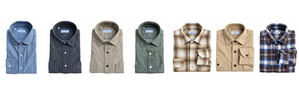 Salvatore Piccolo Beige Worker Shirt