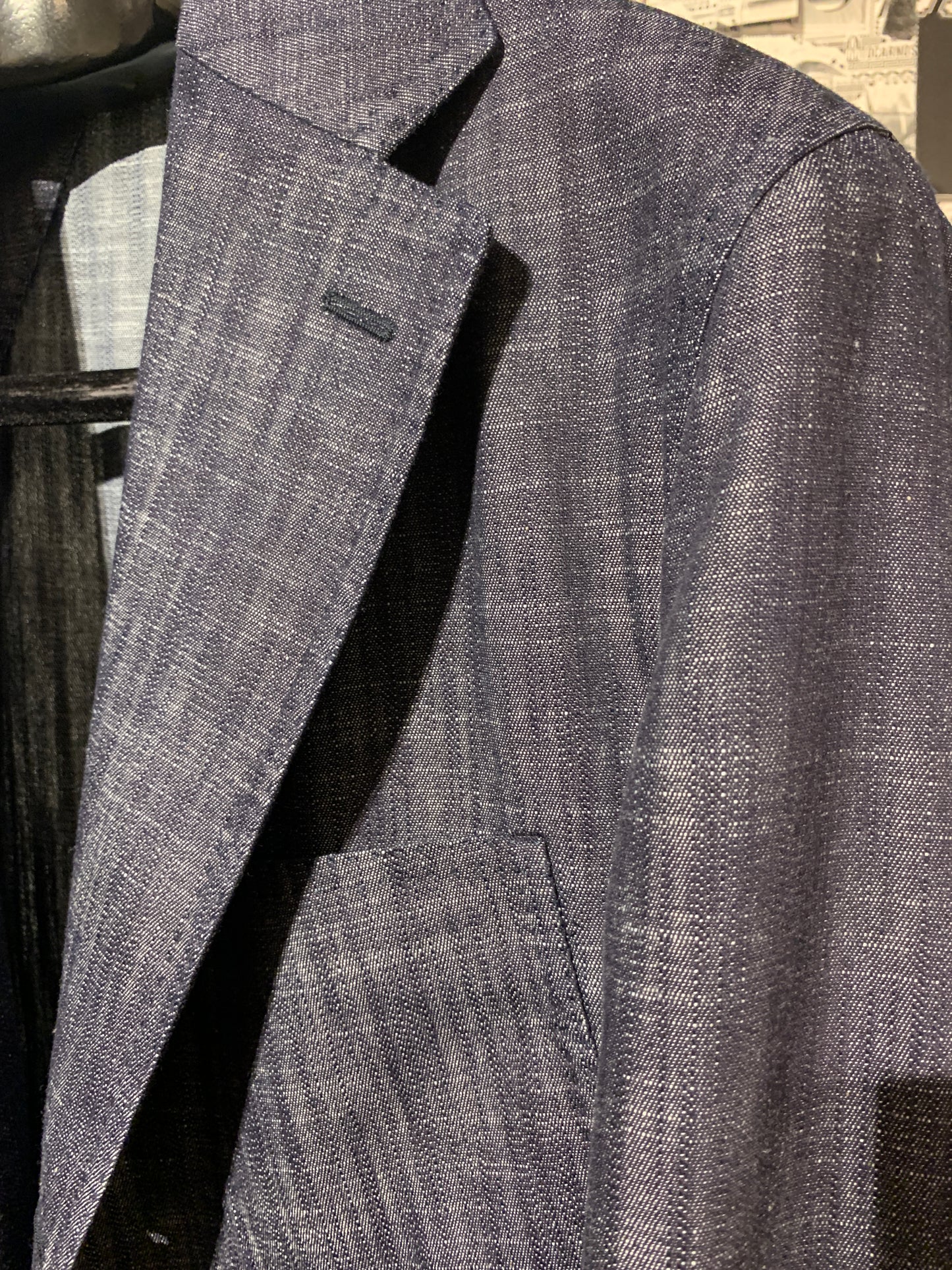 1290.00 Veston Japanese Denim E.FORMICOLA Salvatore Schito
