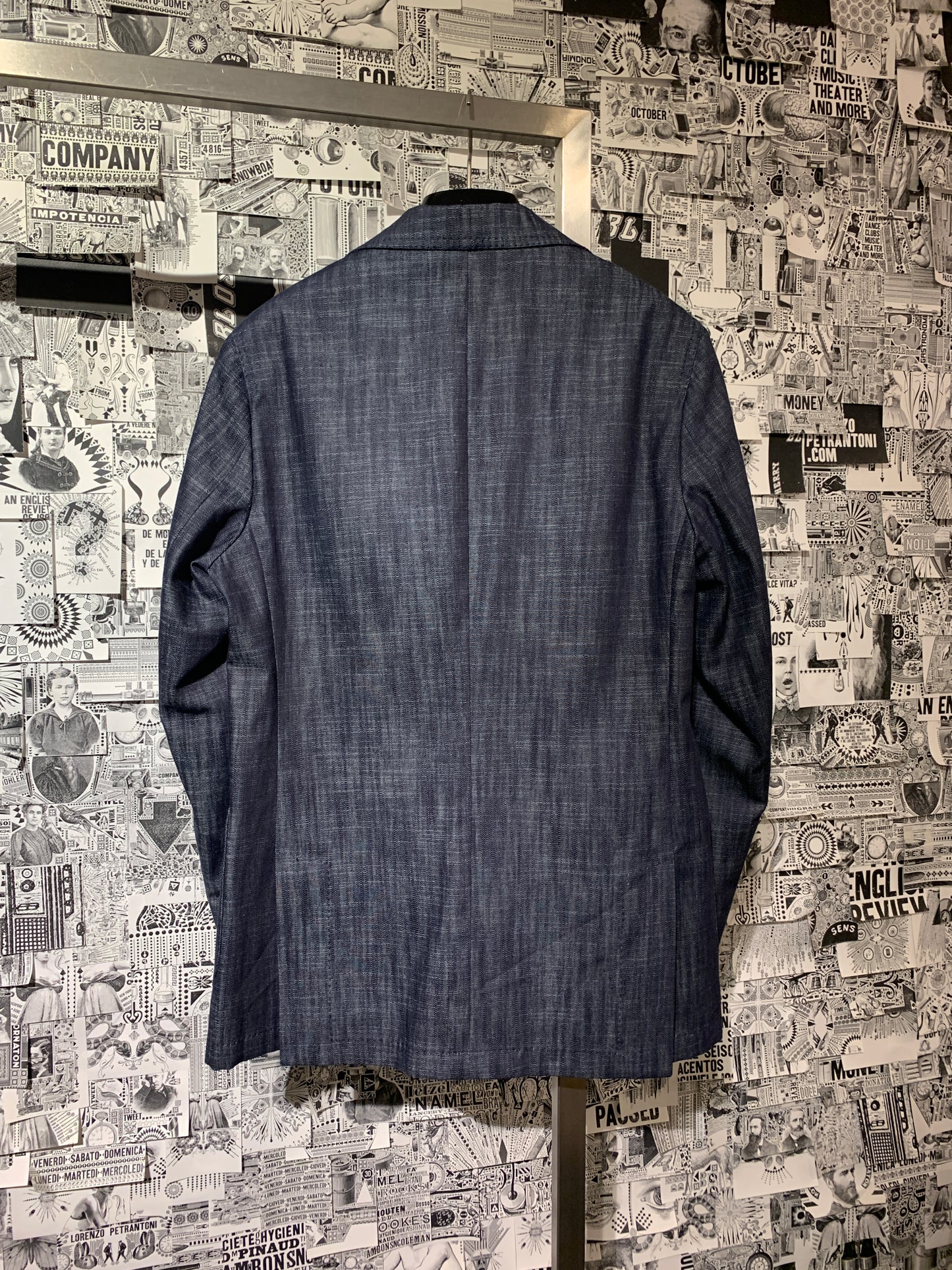 1290.00 Veston Japanese Denim E.FORMICOLA Salvatore Schito