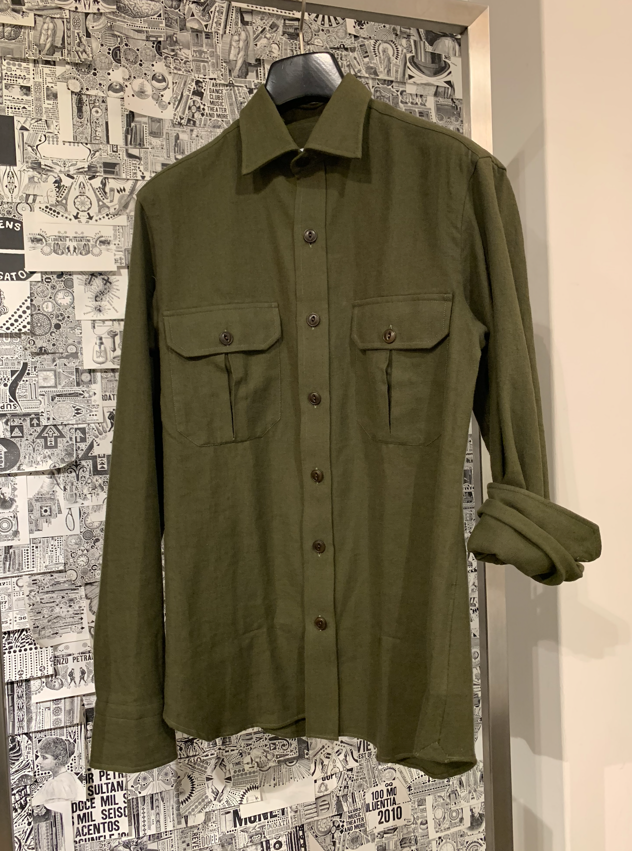 390.00 Shirt Green SALVATORE PICCOLO Salvatore Schito