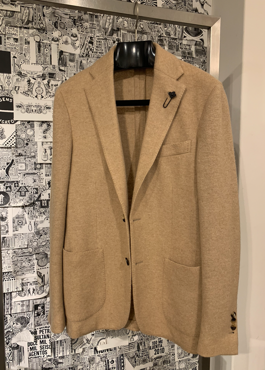 1250.00 Jacket Alpaca Sand LARDINI Salvatore Schito