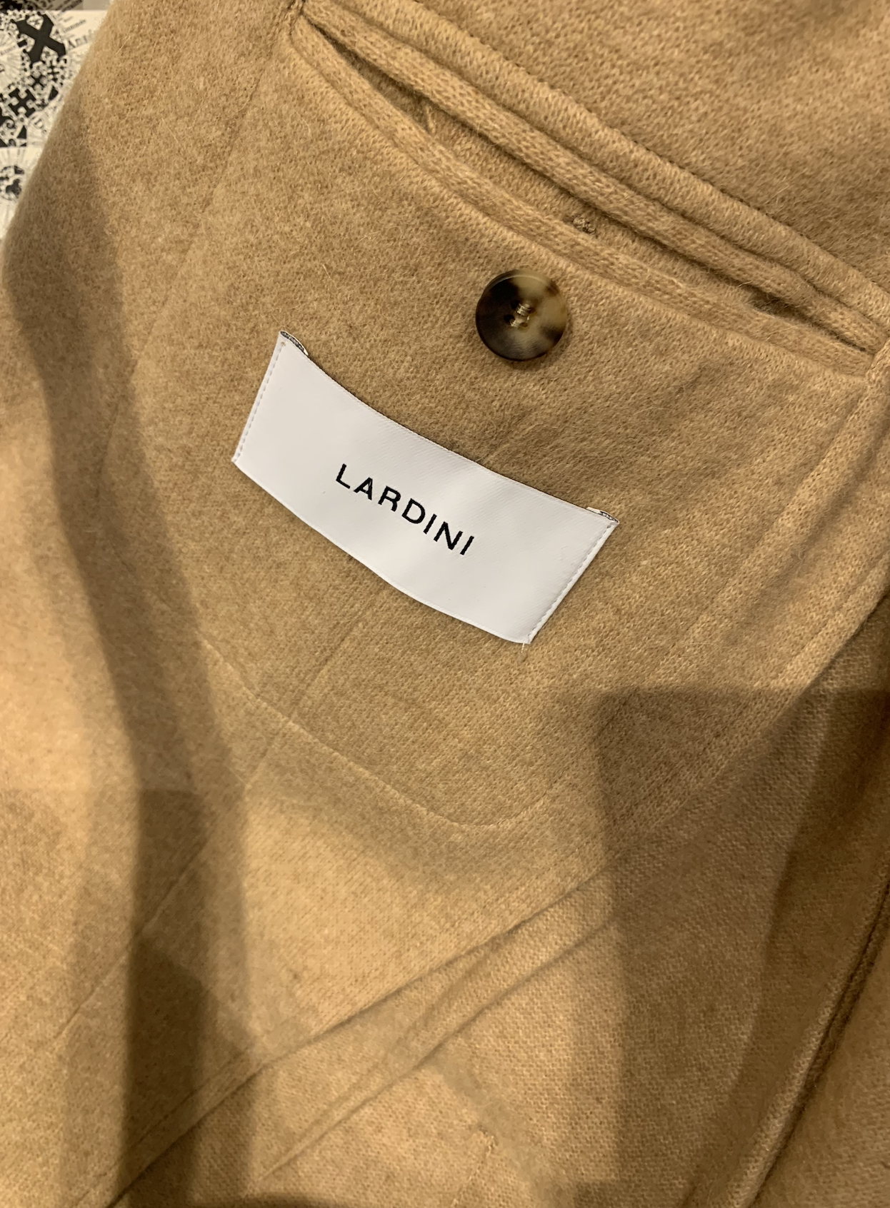 1250.00 Jacket Alpaca Sand LARDINI Salvatore Schito