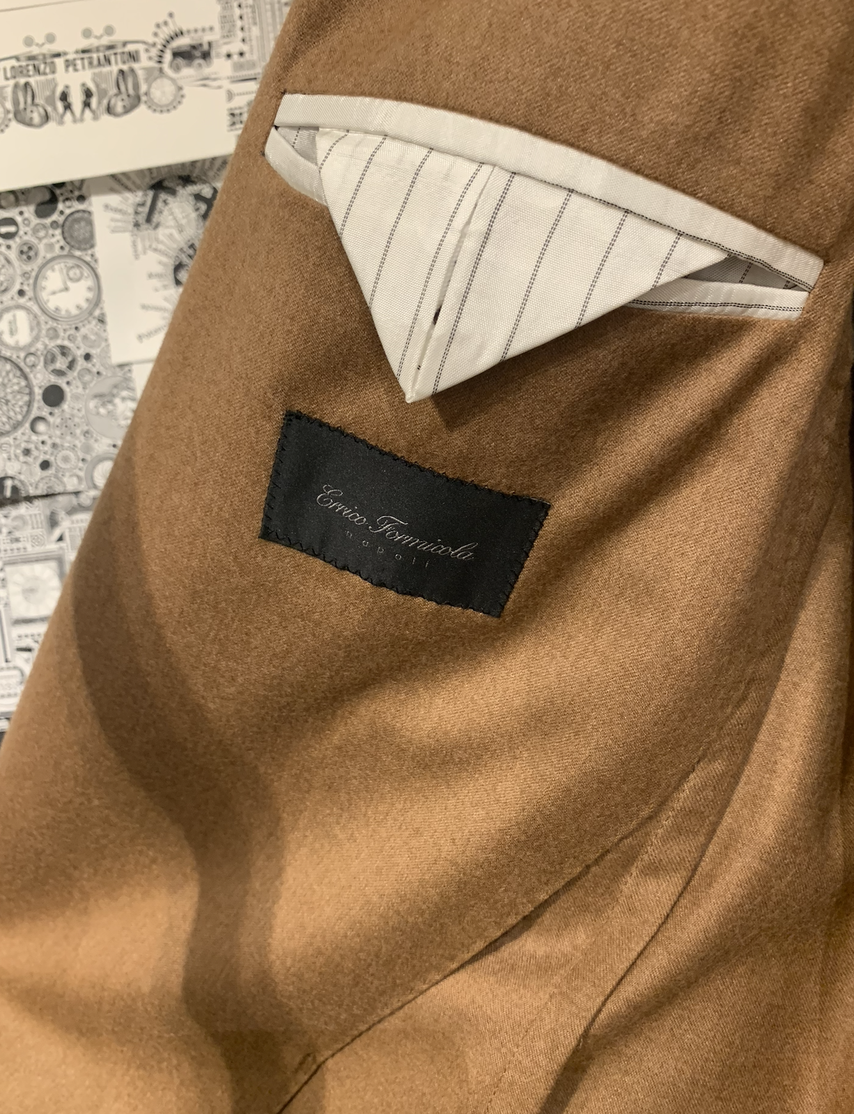 1350.00 Jacket Camel E.FORMICOLA Salvatore Schito