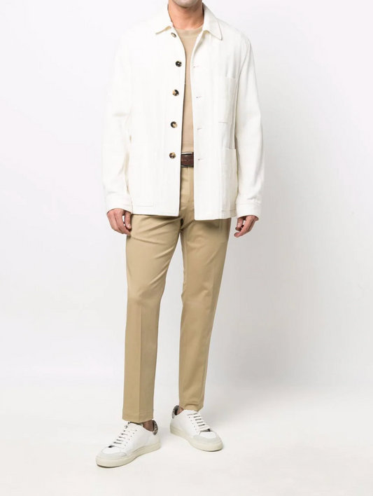 380.00 Trouser Cotton Beige PT TORINO Salvatore Schito
