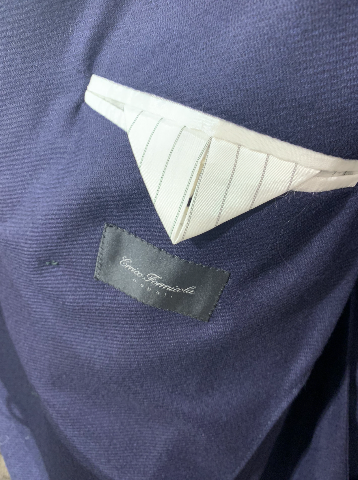970.00 Jacket Navy DP E.FORMICOLA Salvatore Schito