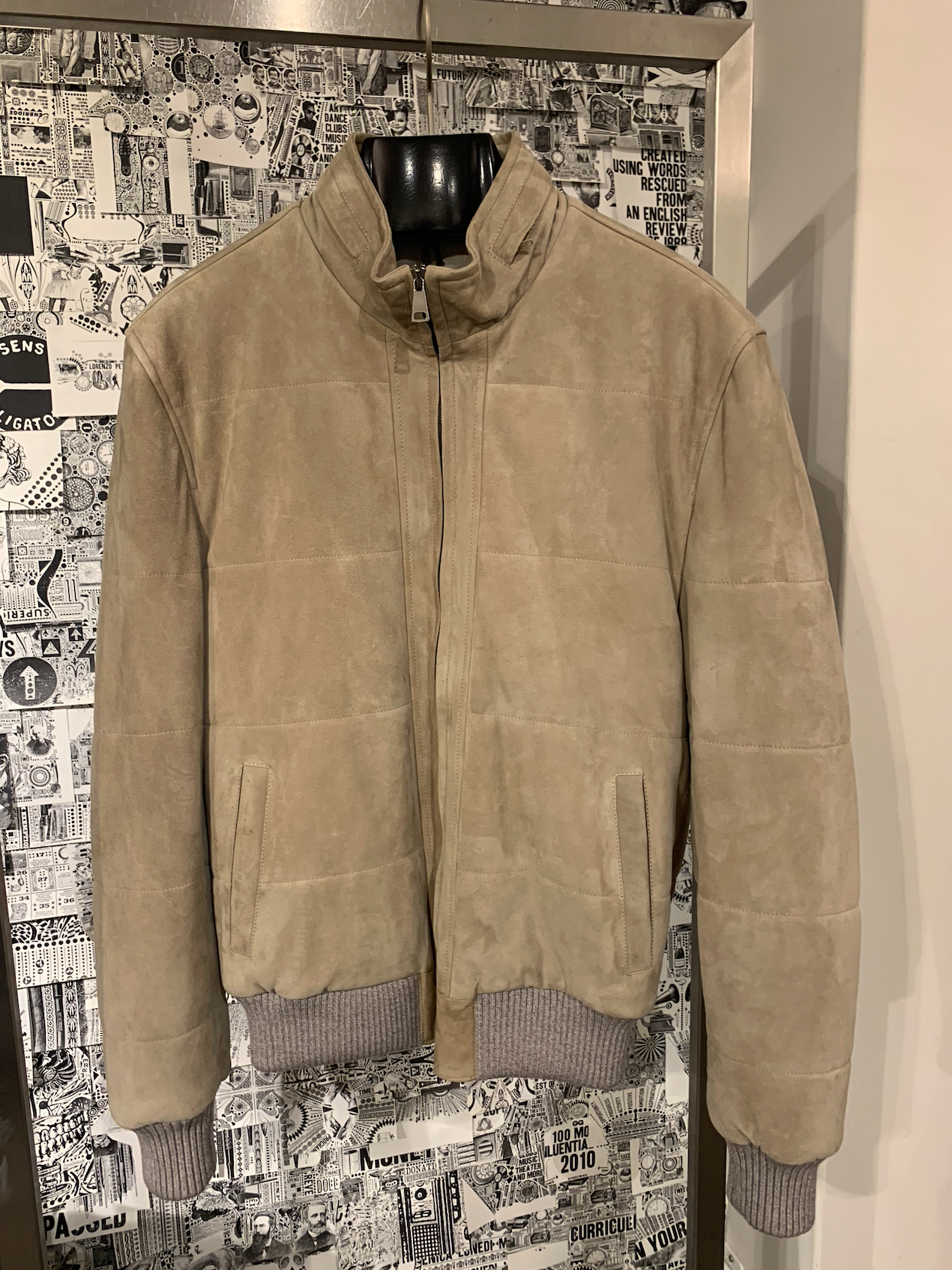 2980.00 Jacket Suede Bomber ALFREDO RIFUGIO Salvatore Schito