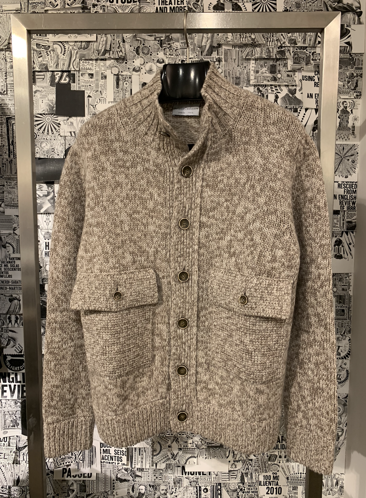 980.00 Cardigan Latte SETTEFILI Salvatore Schito