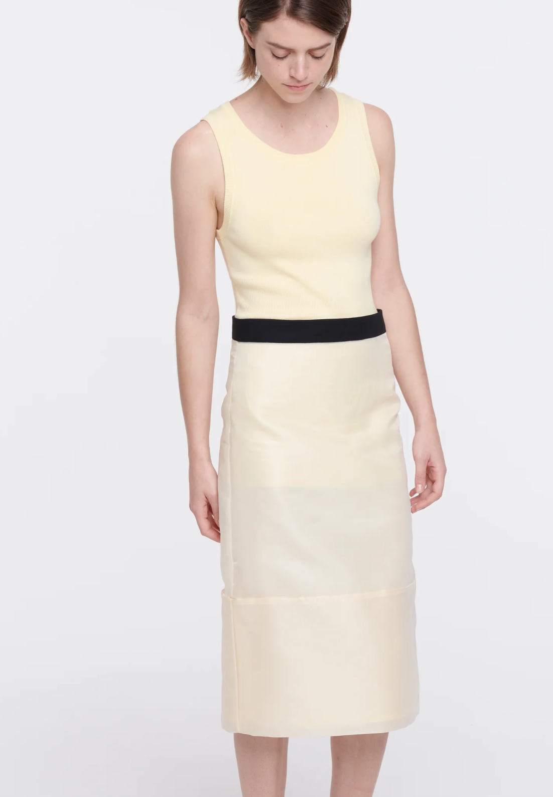 Skirt Yellow PLAN C Salvatore Schito