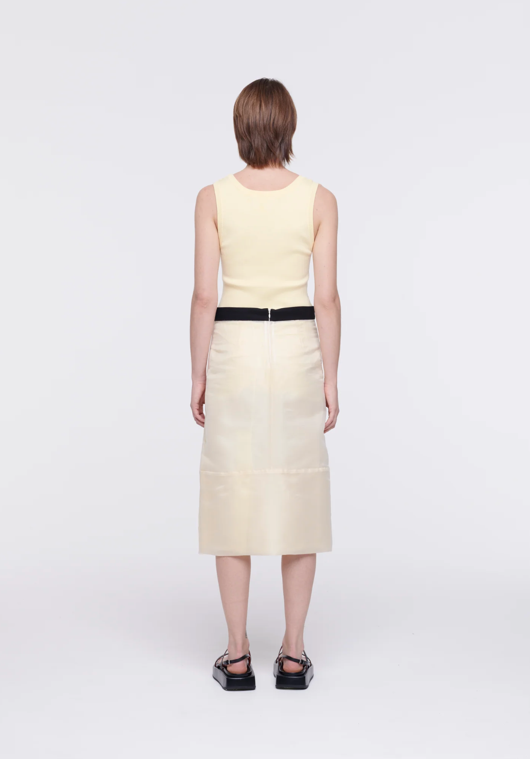 Skirt Yellow PLAN C Salvatore Schito