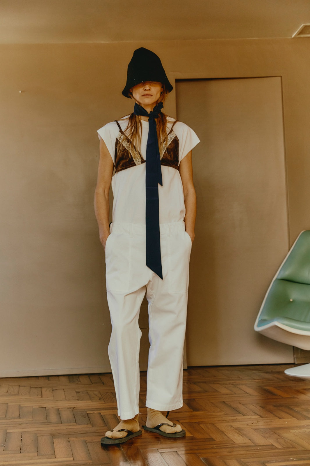 Maison Jejia Camille White Pants