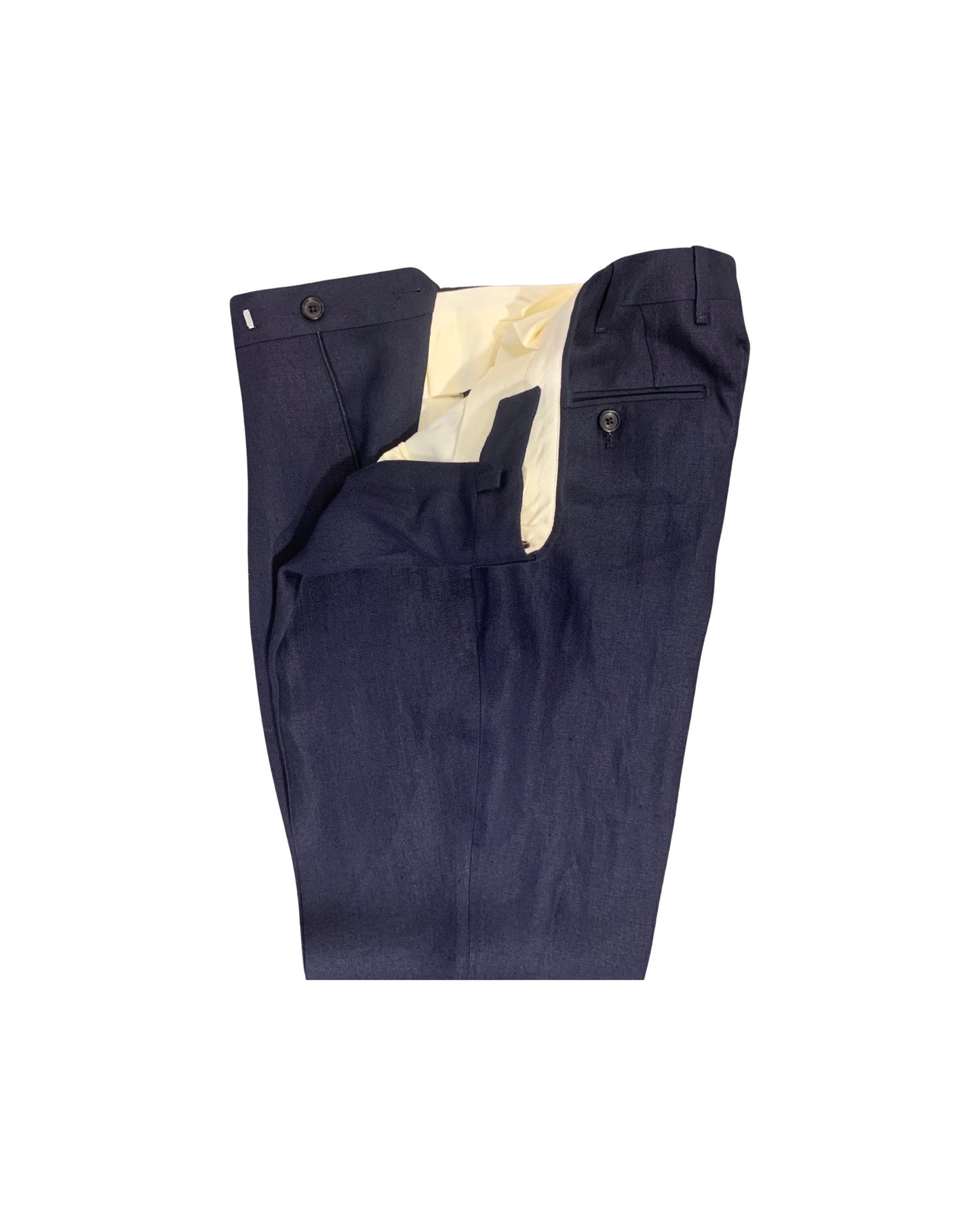 1300.00 Suit Linen Navy E.FORMICOLA Salvatore Schito