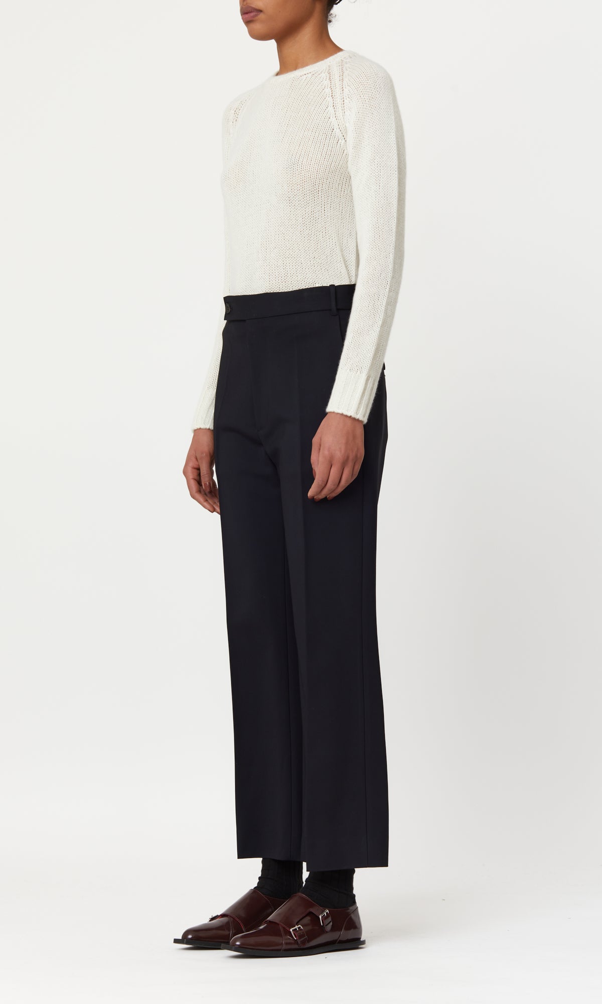 TROUSERS BLUE BLACK