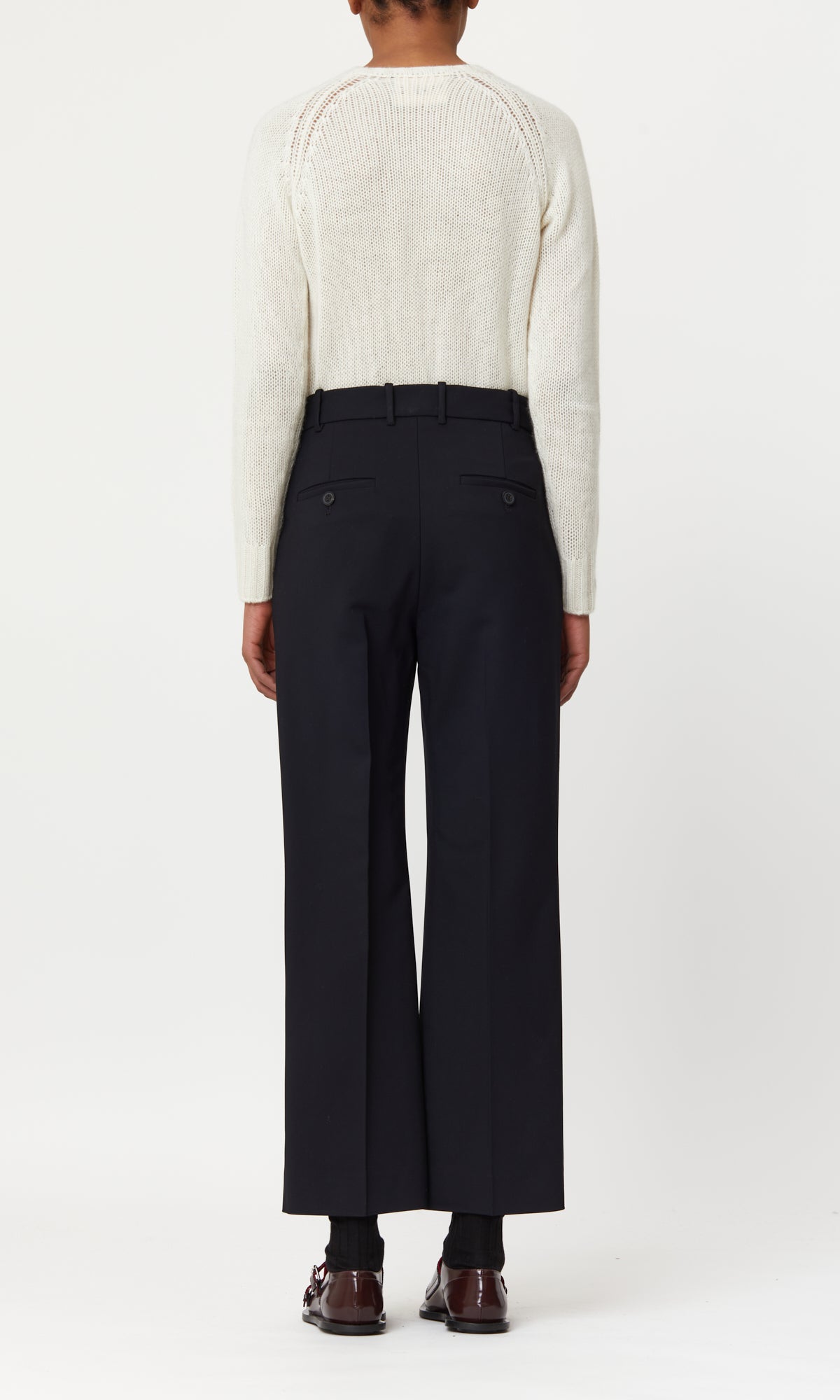 TROUSERS BLUE BLACK