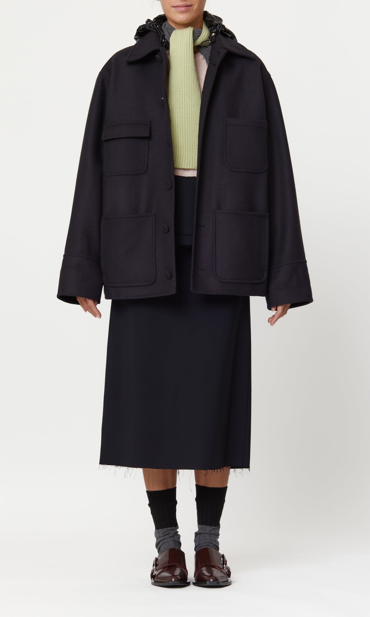 JACKET BLUE BLACK