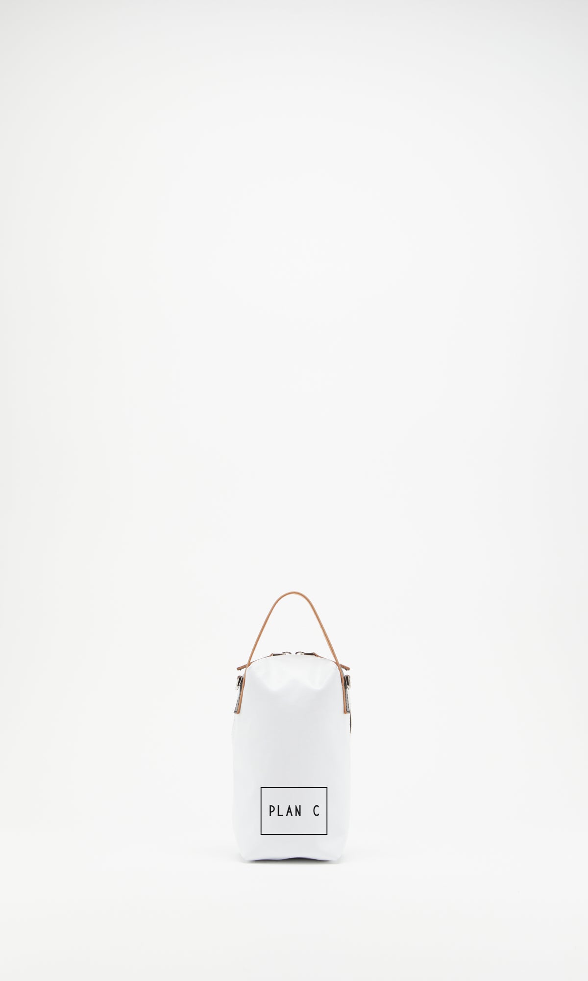 BAG VERTICAL PILI PRINTED WHITE