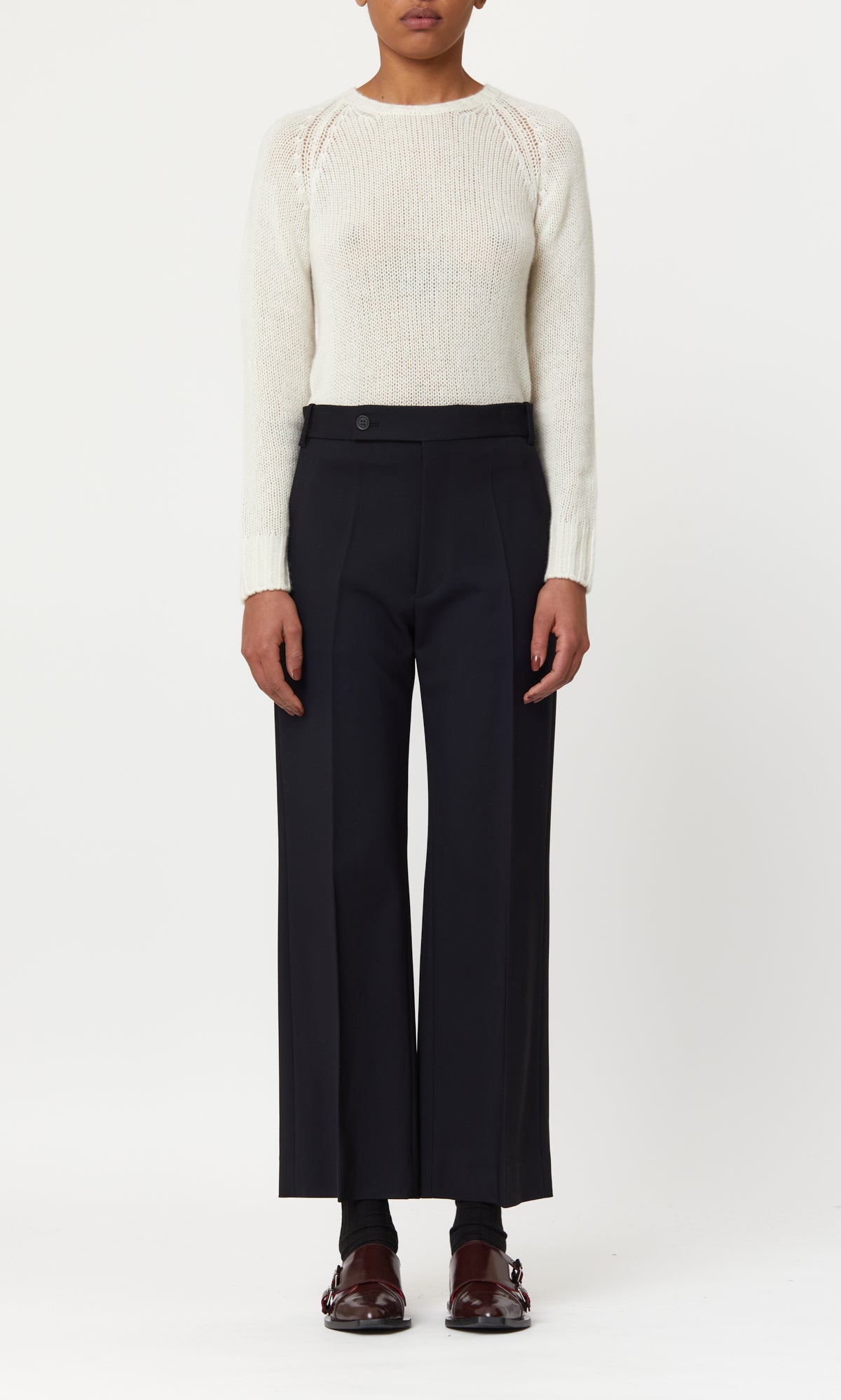 TROUSERS BLUE BLACK