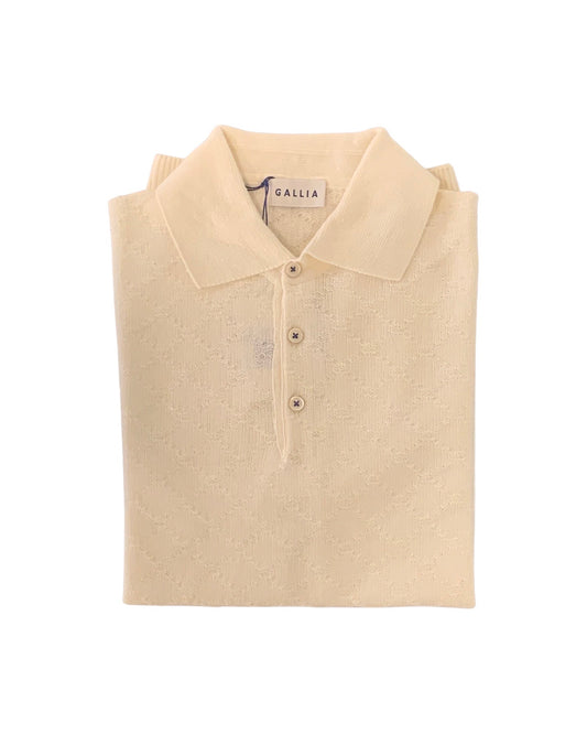 320.00 POLO Butler Ecru GALLIA Salvatore Schito