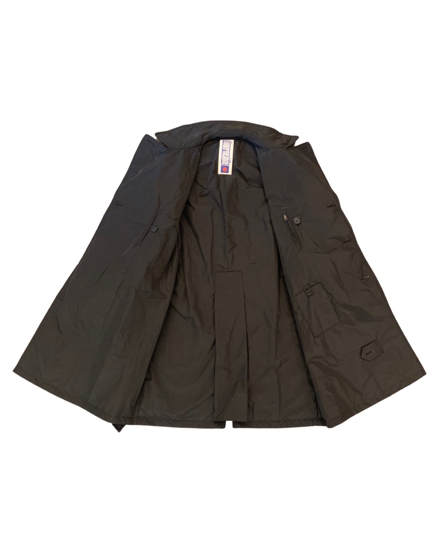 850.00 Trench Romano Black L'IMPERMEABILE Salvatore Schito